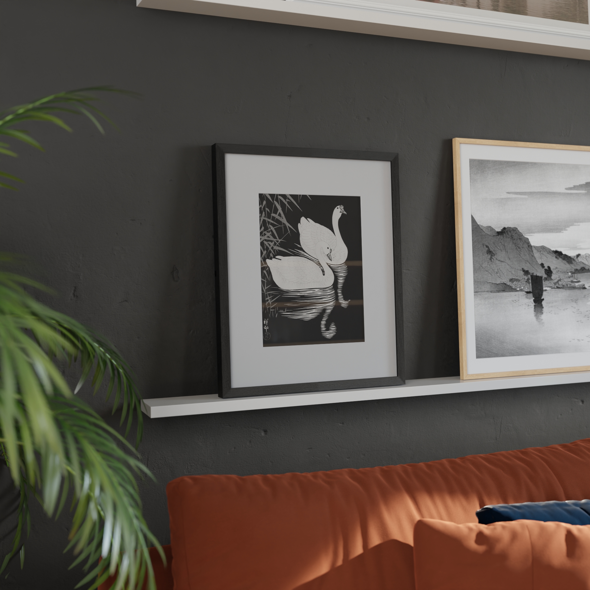 Omniframe in interior setting